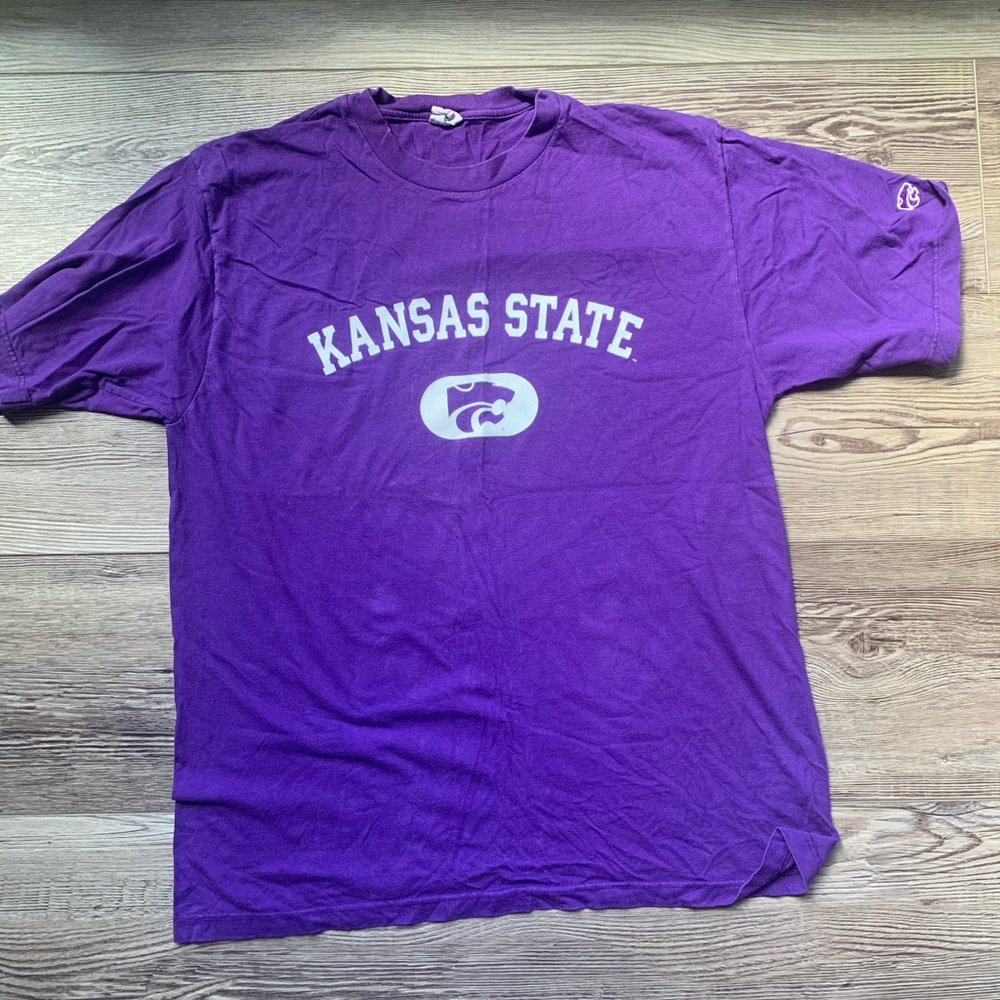 Purple kansas state tee